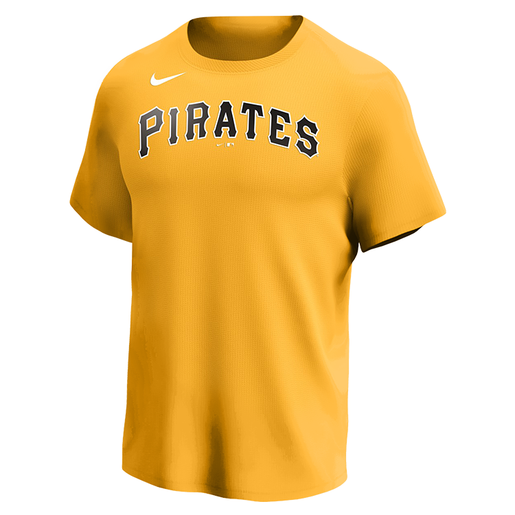 Pirates MLB Adult League Team Jerseys - Official Nike MLB Wordmark Poly Tees - N223